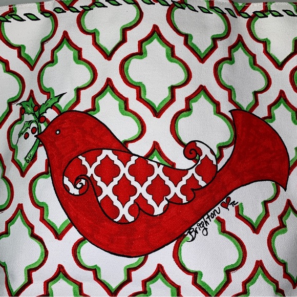 Brighton JOY Holiday Canvas Tote Bag - Picture 3 of 10